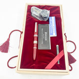 PLATINUM Mother of Pearl 80th Anniversary Fountain Pen Special Anniversary 1999 - Extra Fine 18kt Gold Nib