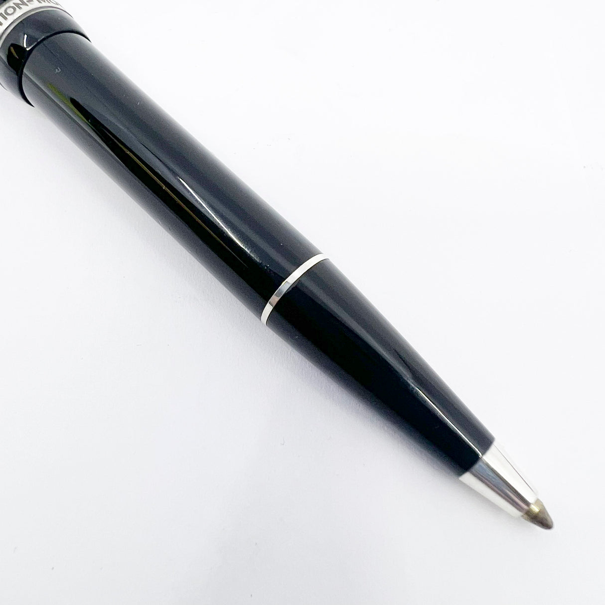 Montblanc Agatha Christie Writer Series Limited Edition Ballpoint Pen - Sterling Silver Snake Clip with Ruby Eyes