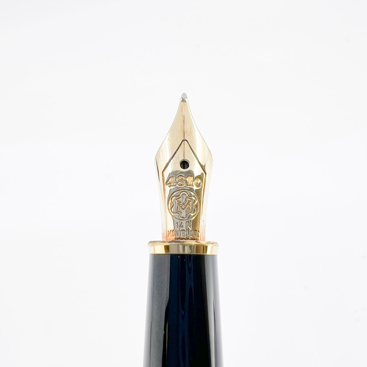 Montblanc #144 Bordeaux Resin Fountain Pen - Fine 14kt Gold Nib