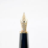Montblanc #144 Bordeaux Resin Fountain Pen - Fine 14kt Gold Nib