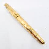 Cartier Pasha Heavy Gold-Plated Fluted Rollerball