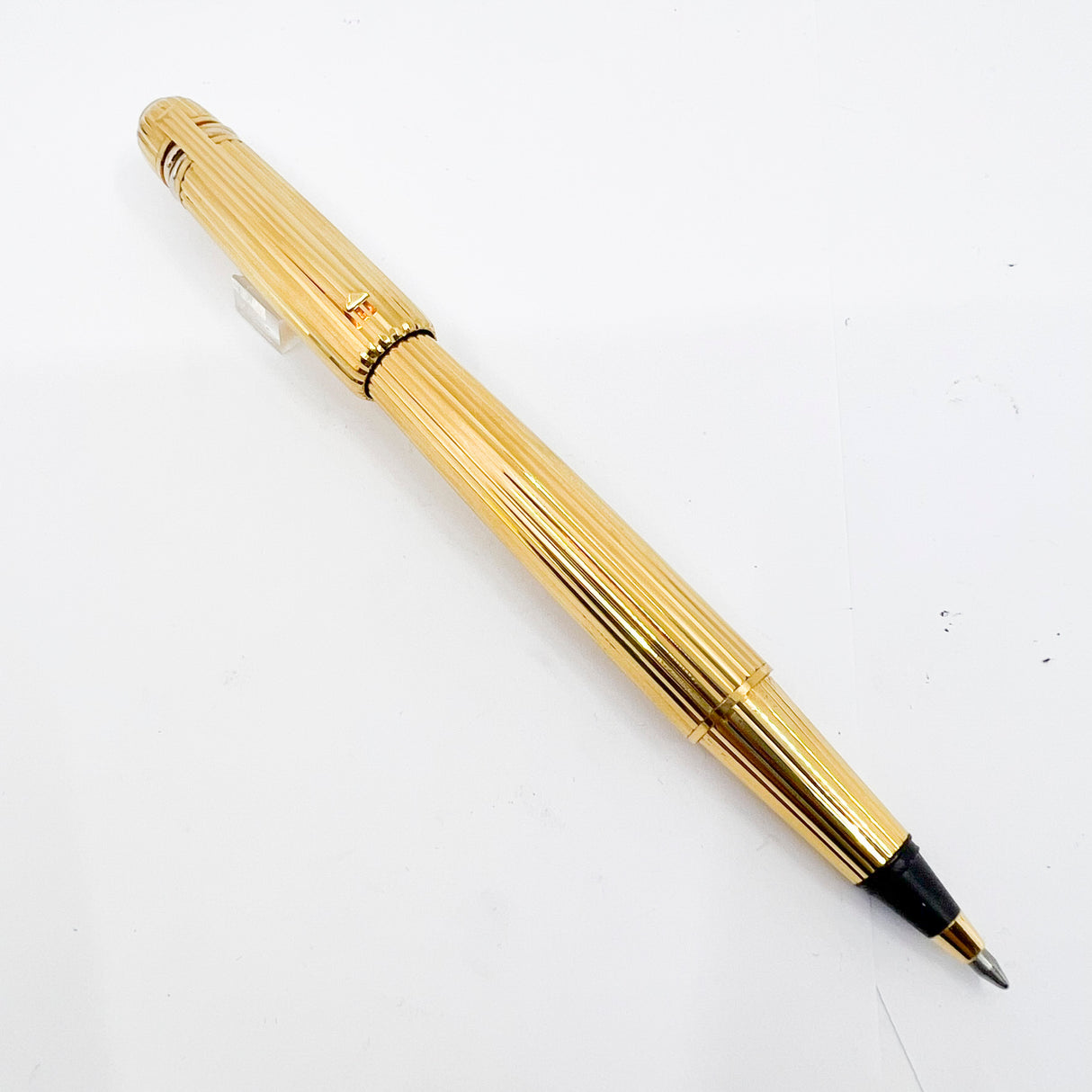 Cartier Pasha Heavy Gold-Plated Fluted Rollerball