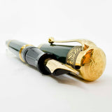 Aurora Original Dante Alighieri Green Lacquered Limited Edition Fountain Pen - Medium 18 Kt Gold Nib