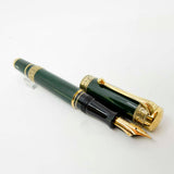Aurora Original Dante Alighieri Green Lacquered Limited Edition Fountain Pen - Medium 18 Kt Gold Nib