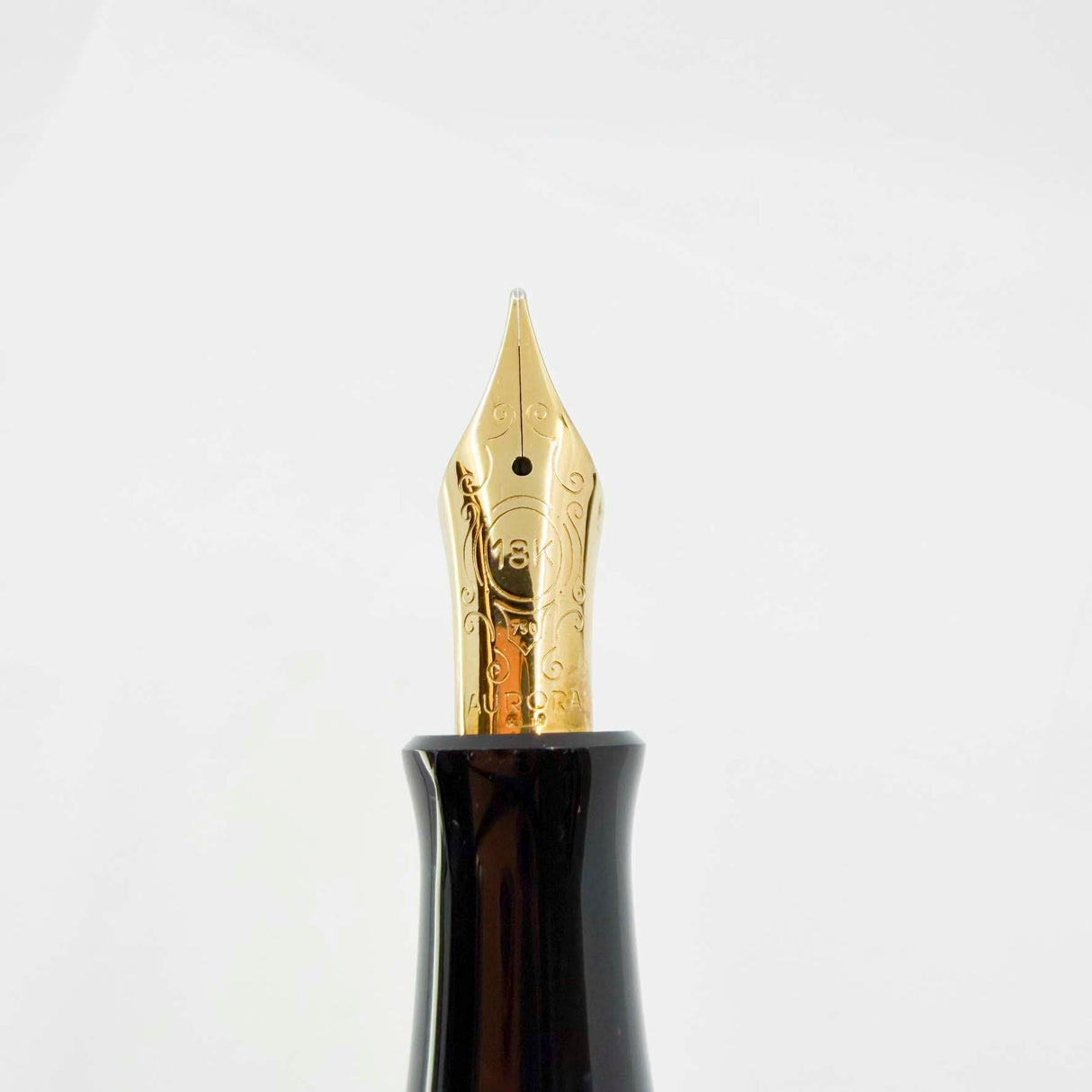 Aurora Original Dante Alighieri Green Lacquered Limited Edition Fountain Pen - Medium 18 Kt Gold Nib