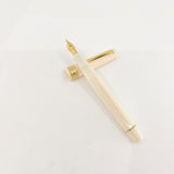 OMAS Ivory Vegetal Resin Bibliotheque Nationale Fountain Pen - Medium 18kt Gold Nib