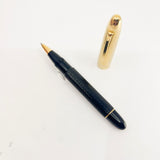 OMAS S2001 Ogiva  Rollerball - Gold Vermeil Cap & Black Guilloched Barrel