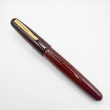 Danitrio Tami-Nuri Red  Urushi  Hand Painted Lacqueron Mikado Over-Sized Fountain Pen  - Fine 18kt Gold Nib