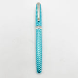 Bossert & Erhard Basketweave Arctic Ice Sterling Silver Rollerball
