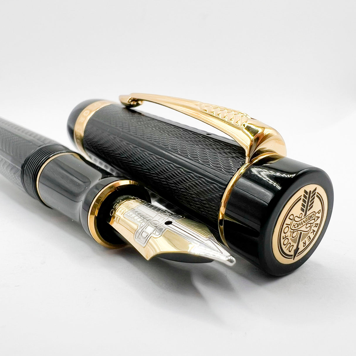Parker Duofold Greenwich Special Edition Fountain Pen - Medium 18kt Gold Nib