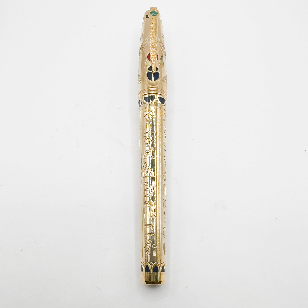 S.T. DuPont Pharoah Limited Edition Fountain Pen - Medium 18kt Gold Nib - MINT - EXQUISITE!