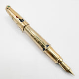 S.T. DuPont Pharoah Limited Edition Fountain Pen - Medium 18kt Gold Nib - MINT - EXQUISITE!