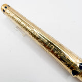 S.T. DuPont Pharoah Limited Edition Fountain Pen - Medium 18kt Gold Nib - MINT - EXQUISITE!