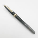 Montblanc Classique #144 Black Resin Fountain Pen - Fine 14kt Gold Nib