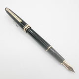 Montblanc Classique #144 Black Resin Fountain Pen - Fine 14kt Gold Nib