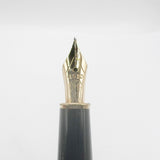 Montblanc Classique #144 Black Resin Fountain Pen - Fine 14kt Gold Nib