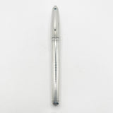 S. T. Dupont Orpheo (Largest Size) Palladium Plated Fountain Pen -  Fine 18kt Gold Nib