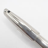 S. T. Dupont Orpheo (Largest Size) Palladium Plated Fountain Pen -  Fine 18kt Gold Nib