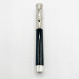 Graf von Faber Castell Intuition Fountain Pen - Chrome Cap/Black Smooth Resin Barrel - Fine 18kt Gold Nib