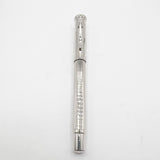 Graf von Faber Castell Platinum-Plated Classic Fountain Pen -  Fine 18kt Gold Nib