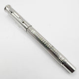 Graf von Faber Castell Platinum-Plated Classic Fountain Pen -  Fine 18kt Gold Nib