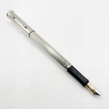 Graf von Faber Castell Platinum-Plated Classic Fountain Pen -  Fine 18kt Gold Nib