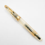 OMAS Ogiva Transparent Fluted Demonstrator Fountain Pen -  Broad 18kt Gold Nib