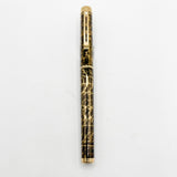 Sheaffer Full Size Targa  Lacque Filigree Pattern Fountain Pen - Medium 14kt Gold Nib
