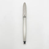 Cross Pinnacle Sterling Silver Barleycorn Fountain Pen -  Fine 18kt Gold Nib