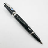 Montblanc Boheme Black Resin Rollerball - Blue Stone in Clip