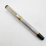 Sailor White Metal Barleycorn Guilloche Fountain Pen -  Medium 14kt Gold Nib