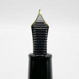 Sailor White Metal Barleycorn Guilloche Fountain Pen -  Medium 14kt Gold Nib