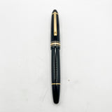 Montblanc Meisterstuck Black Resin #146 LeGrand Fountain Pen -  Medium 14kt Gold Nib