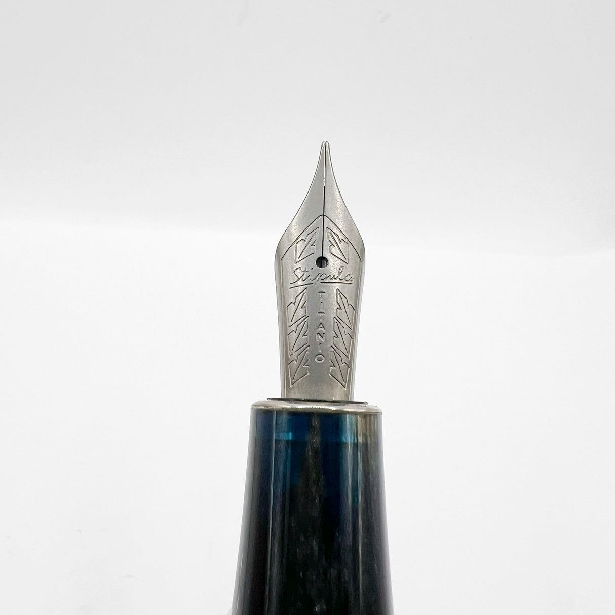 Stipula Metropolitain Magnificent Celluloid Limited Edition Fountain Pen for Point Plume, Renown Parisian Pen Dealer - Flexible Fine T-Flex Titanio Nib - Only 110 Pens Produced!