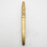Parker Sonnet Gold-Plated Chiseled Fountain Pen -  Medium 18kt Gold Nib