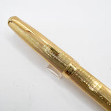 Parker Sonnet Gold-Plated Chiseled Fountain Pen -  Medium 18kt Gold Nib