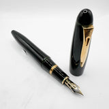 Platinum Izumo Urushi Oversized Fountain Pen - Sora (Dark Green) -  Fine 18kt Gold Nib