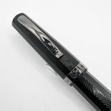 OMAS Arte Italiana "Noir" Large Paragon Guilloche Fountain Pen - Medium 18kt Gold Nib