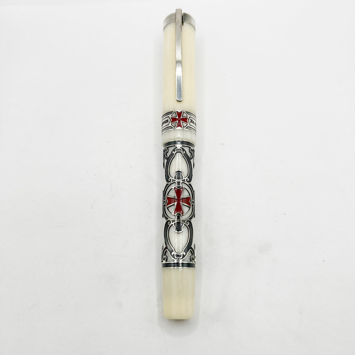 Visconti Knights Templar Limited Edition Fountain Pen -  Fine 18kt Gold Nib