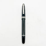 Montblanc Meisterstuck Black Resin #145 Classique Platinum-Plated Trim Fountain  Pen - Medium  14kt Kt Gold Nib