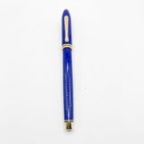 Cross Townsend Blue Lapis Lazuli/ 22K Gold Dust Fountain Pen - Medium  18kt Kt Gold Nib