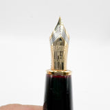 Platinum Izumo Urushi Akatame (Red) Oversized Fountain Pen - Medium 18 Kt Gold Nib