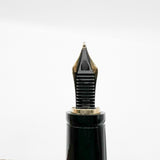 Montblanc Boheme Black Retractable Nib Fountain Pen- Fine 14 Kt Gold Nib