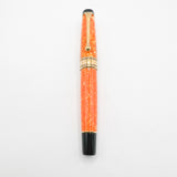 Aurora Optima Marbled Orange Auroloide Rollerball