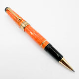 Aurora Optima Marbled Orange Auroloide Rollerball