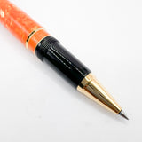 Aurora Optima Marbled Orange Auroloide Rollerball