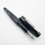 Scribo  (Bologna) "Feel" Navy Blue Faceted Fountain Pen  -   Fine 18Kt Gold Nib