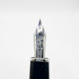 Scribo  (Bologna) "Feel" Navy Blue Faceted Fountain Pen  -   Fine 18Kt Gold Nib