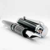 Aurora Black Talentum Fountain Pen - Medium 14 Kt Gold Nib