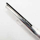 S.T. Dupont Sterling Silver - Smooth Cap/Fluted Barrel Classic Fountain Pen- Fine 18kt Gold Nib